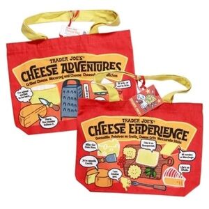 Trader Joe's Red Cheese Adventures Tote Bag NWOT (One Bag)